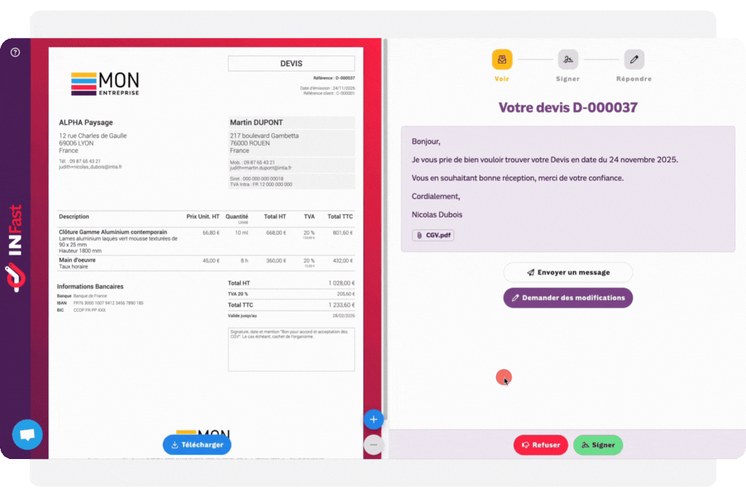 Fonctionnalité signature électronique choix logiciel de facturation