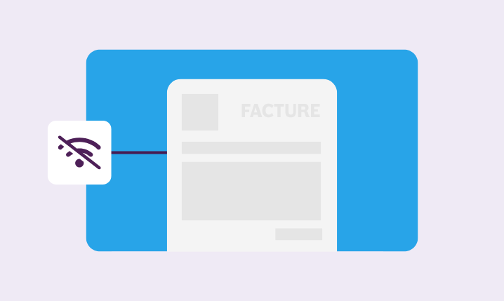 Facturez depuis votre bureau ou atelier, même sans connexion
