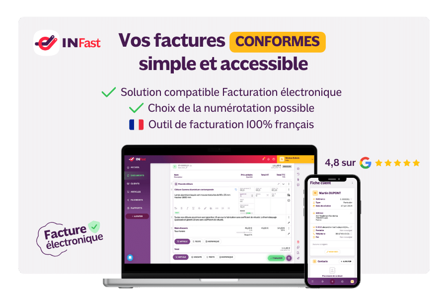 Logiciel factures conformes INFast