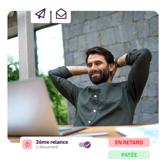 Vignette relance des clients et impayés logiciel de facturation INFast