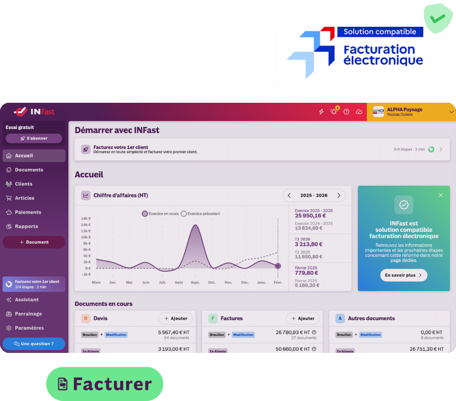 Logiciel de facturation France