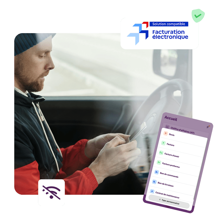 Vignette logiciel de facturation en ligne et hors ligne