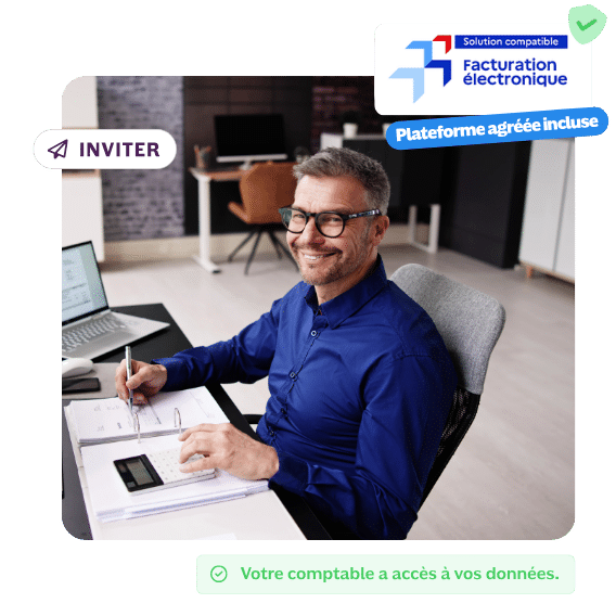 Vignette invitation comptable sur le logiciel de facturation INFast