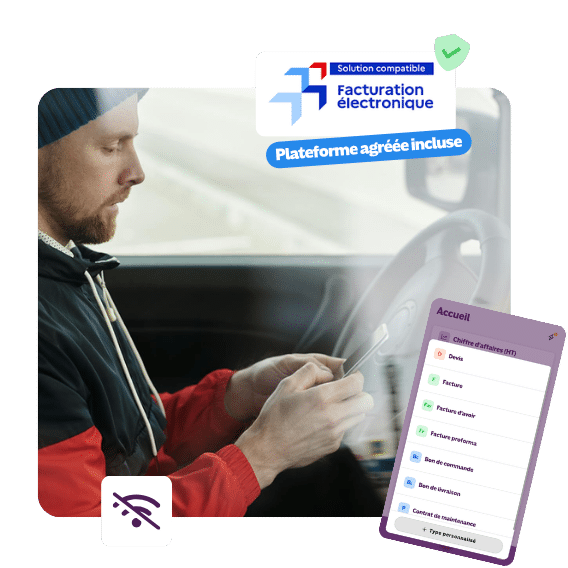 Vignette logiciel de facturation en ligne et hors ligne